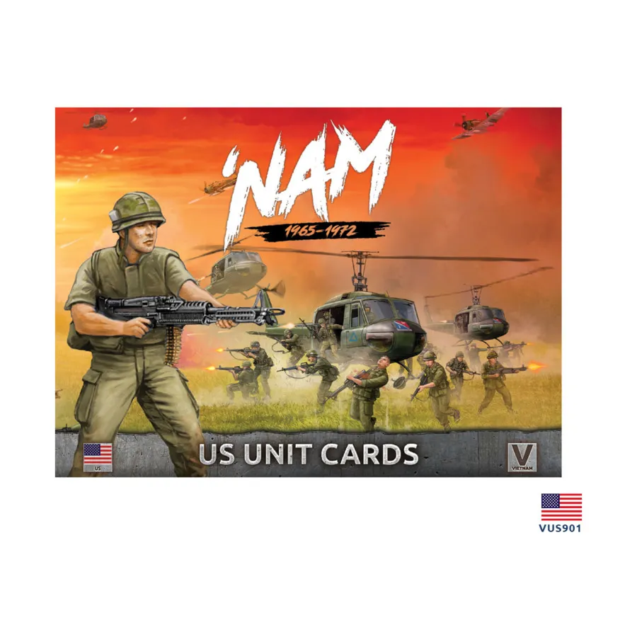 

Карточки отрядов - Вооруженные силы США, 'Nam - The Vietnam War Miniatures Game (1:100)