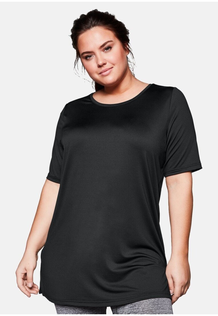 

Футболка базовая Sheego, цвет black
