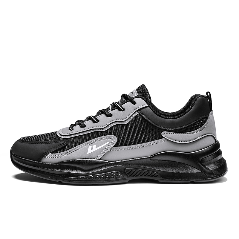 

Низкие повседневные кроссовки Warrior Anti Slip, износостойкие, темно-серые, мужские, темно-серый