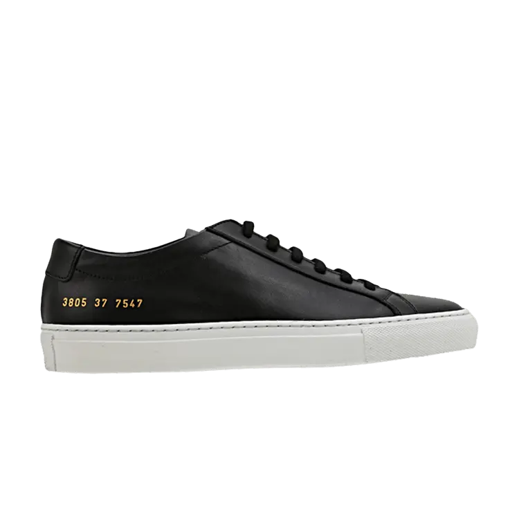 

Кроссовки Common Projects Wmns Achilles Low Black White, черный