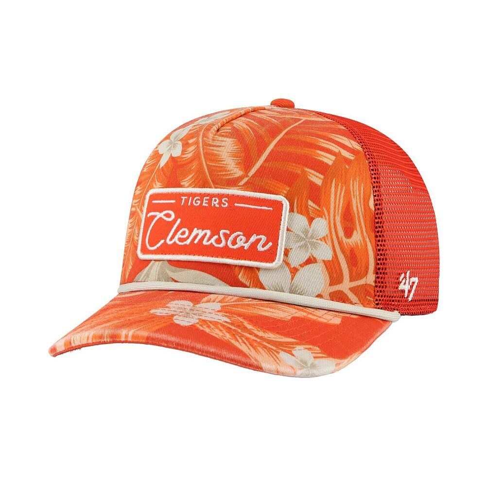 

Мужская регулируемая кепка '47 Orange Clemson Tigers Tropicalia Hitch, цвет Clm Orange