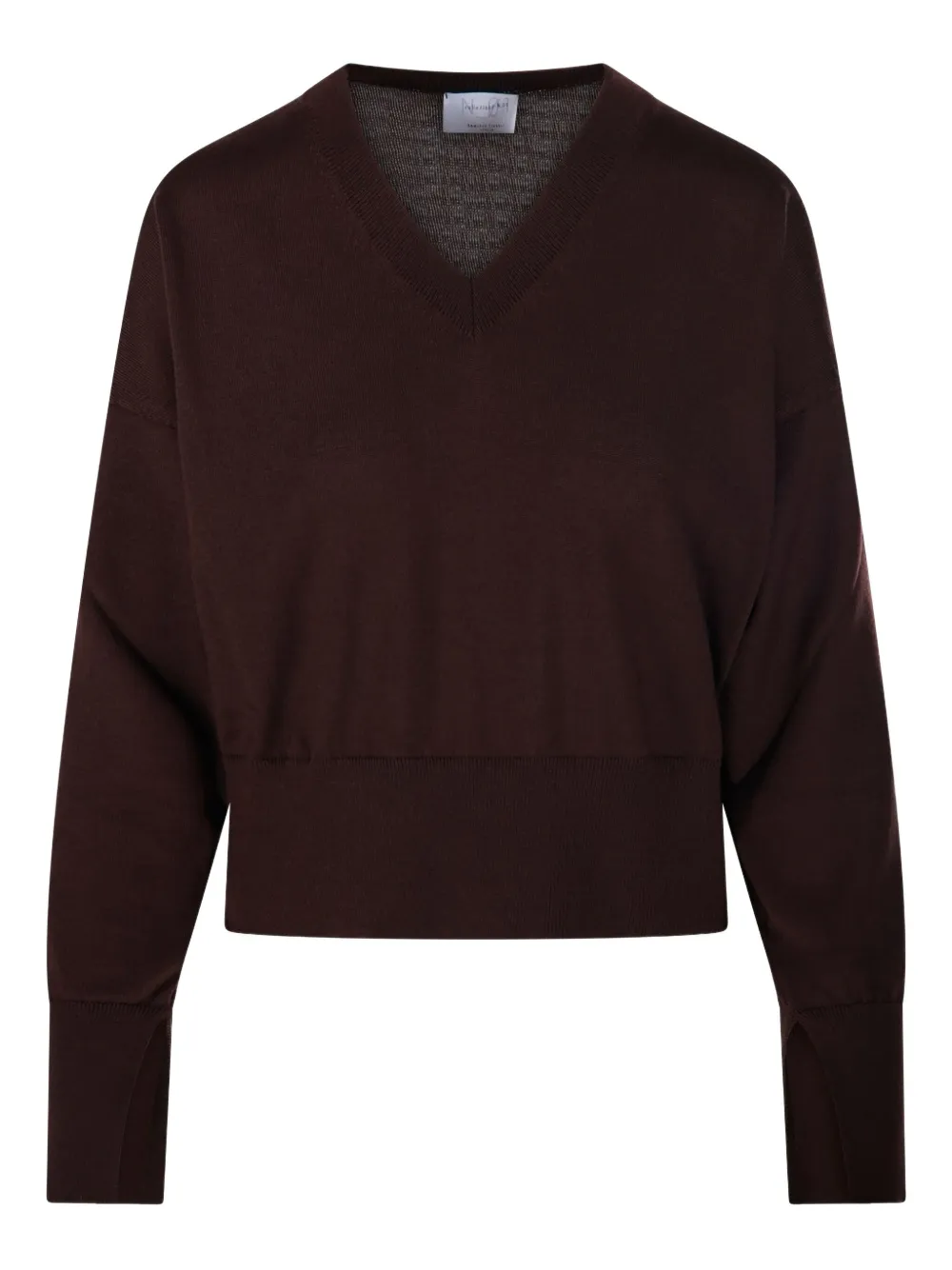 

Свитер с V-образным вырезом Daniele Fiesoli, коричневый