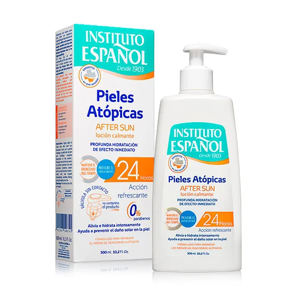 

Успокаивающий лосьон после загара Pieles Atópicas Instituto Español, 300 ml