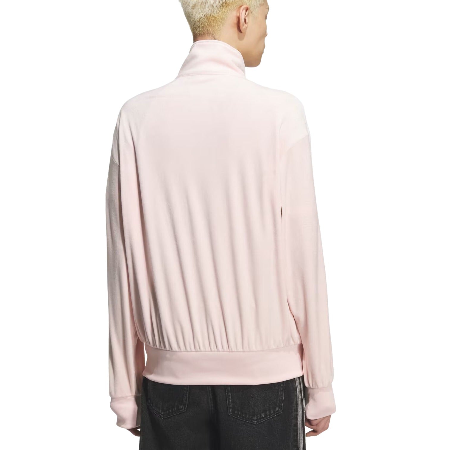 Спортивная куртка Adidas Firebird Velour Track Top 'Sandy Pink' — фото 3