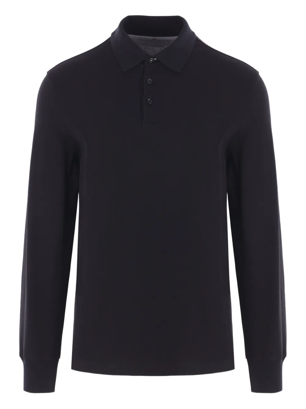 

Рубашка поло с длинными рукавами Brunello Cucinelli, черный