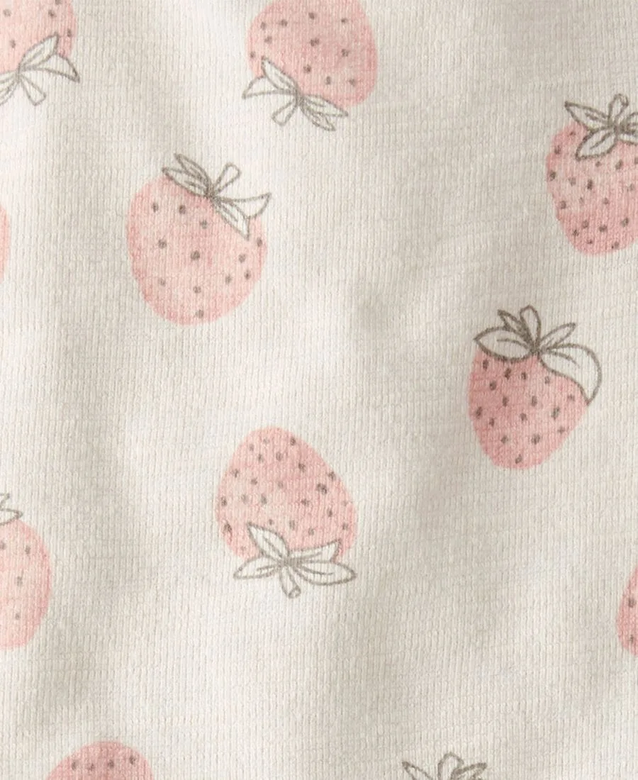 Детский комплект для девочек: топ с круглым вырезом и шорты Berry Patch, 2 предмета Carter's, розовый, айвори — фото 4