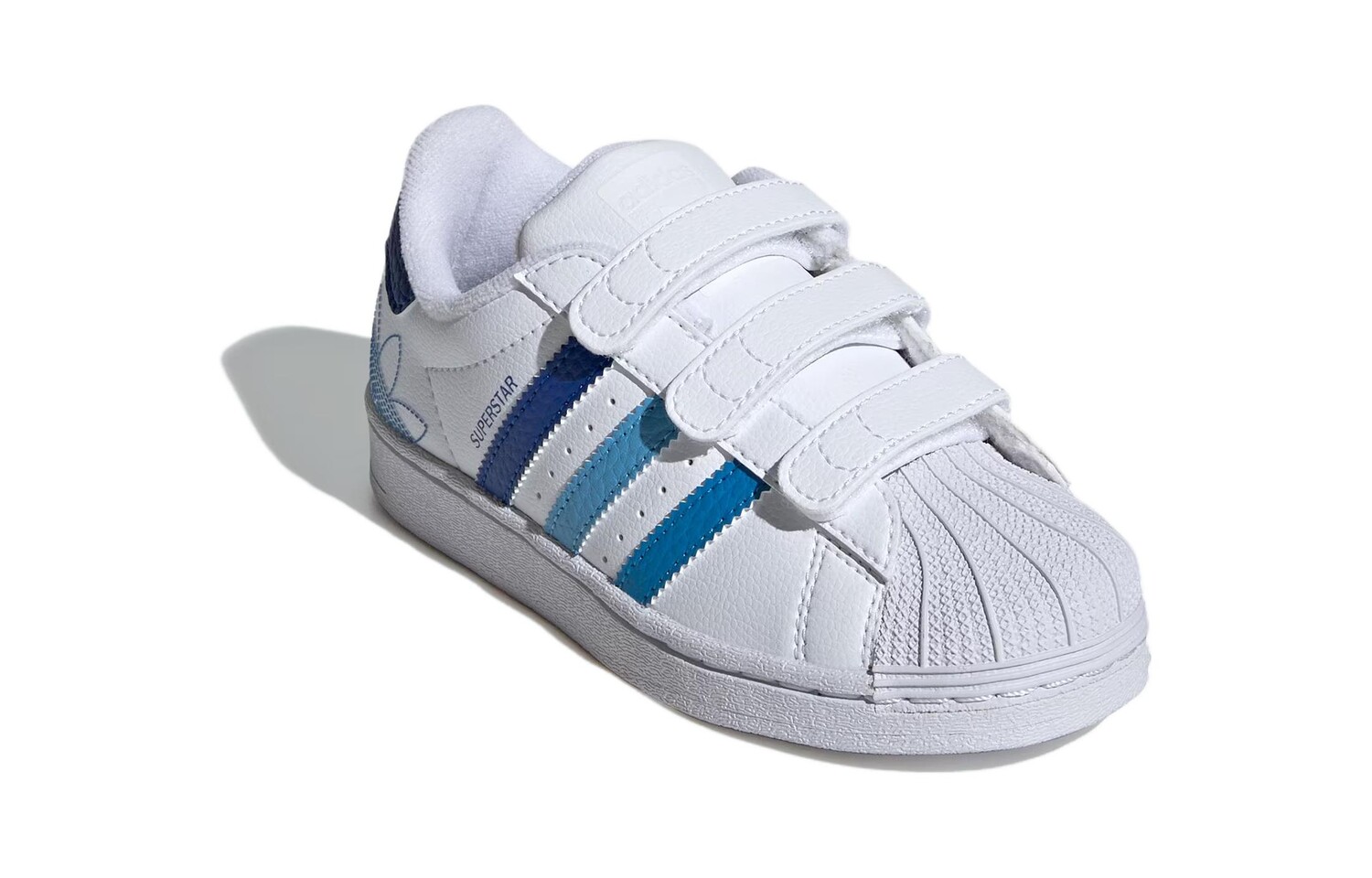 Детские кроссовки для скейтбординга adidas originals Superstar Series PS, White — фото 4