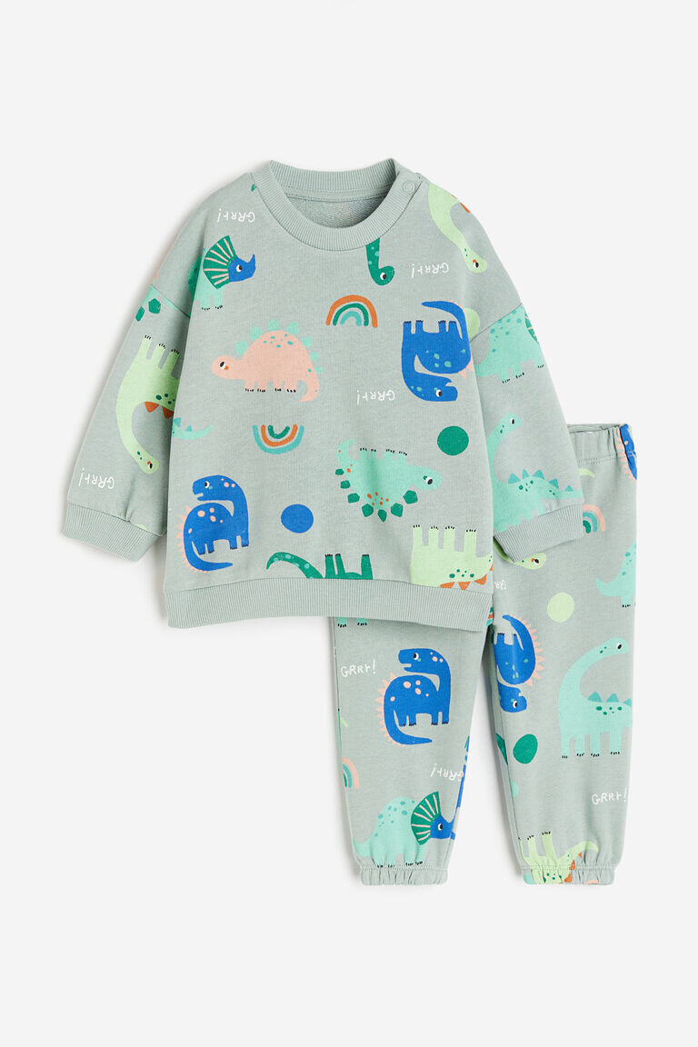 

Комплект из двух толстовок H&M, зеленый