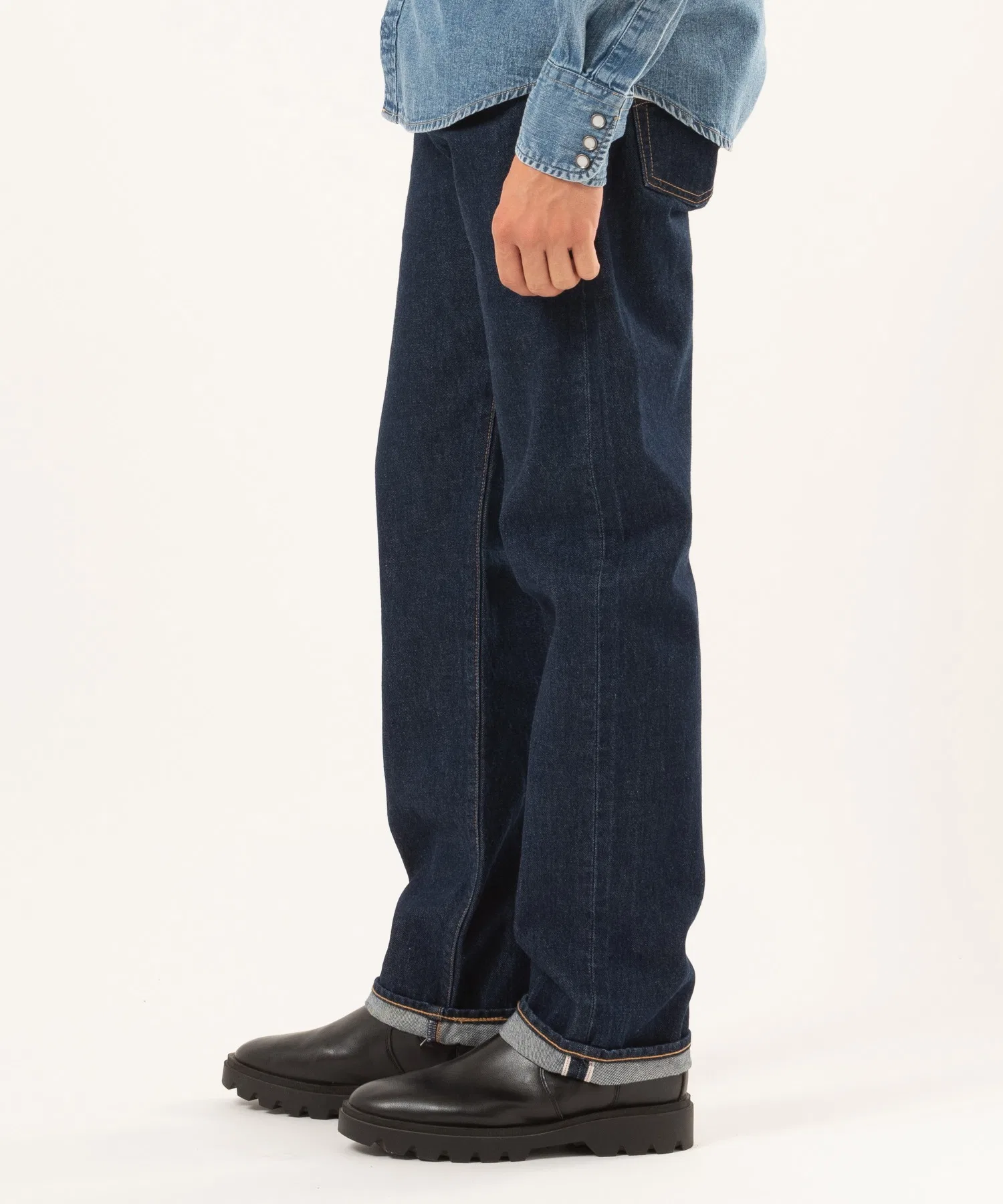 Джинсы Levi's 501(R) Original, темно-синие. — фото 2