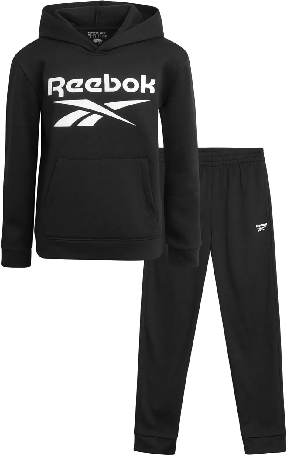 Спортивный костюм флисовый Reebok, 2 предмета, Black Ink