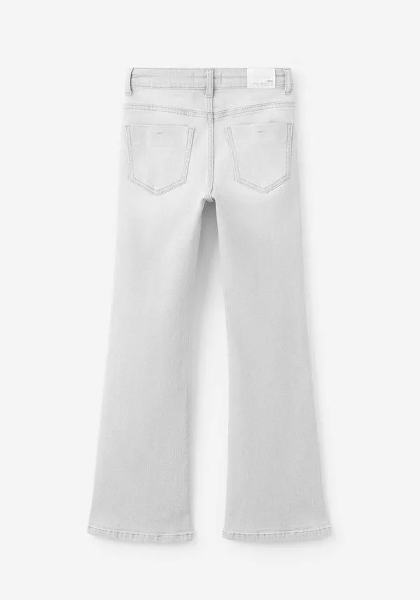 Детские расклешенные джинсы Mango Kids, Denim Grey — фото 2