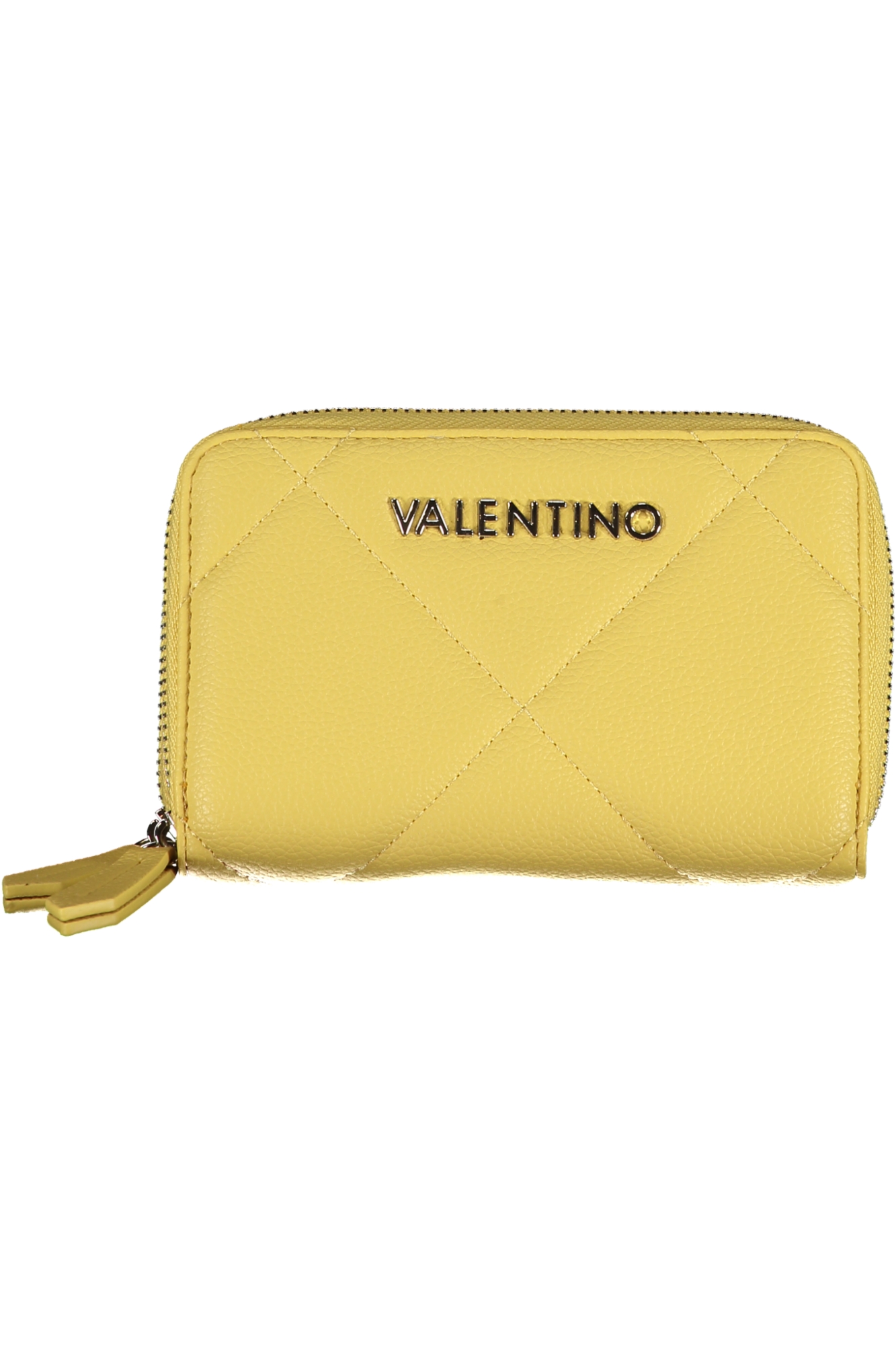 

Кошелек женский Valentino Bags на молнии с логотипом, желтый