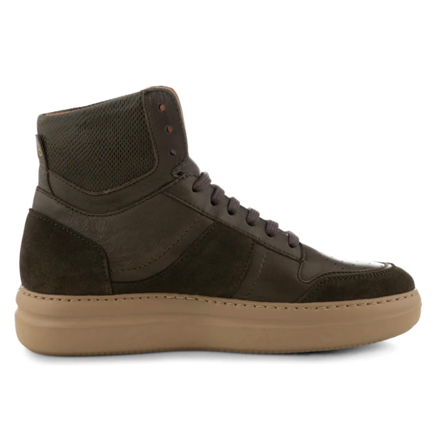 Женские высокие кроссовки Valda цвета хаки Shoe the Bear