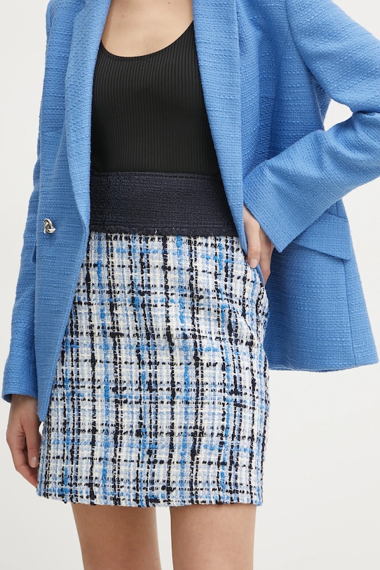 

Юбка из шерстяной смеси BOSS, темно-синий