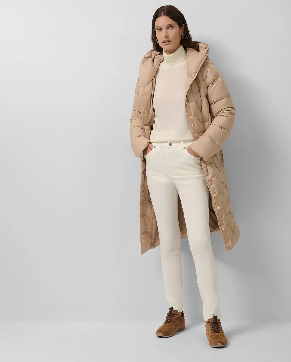 

Женские брюки с пятью карманами Roberto Verino, светло-бежевый