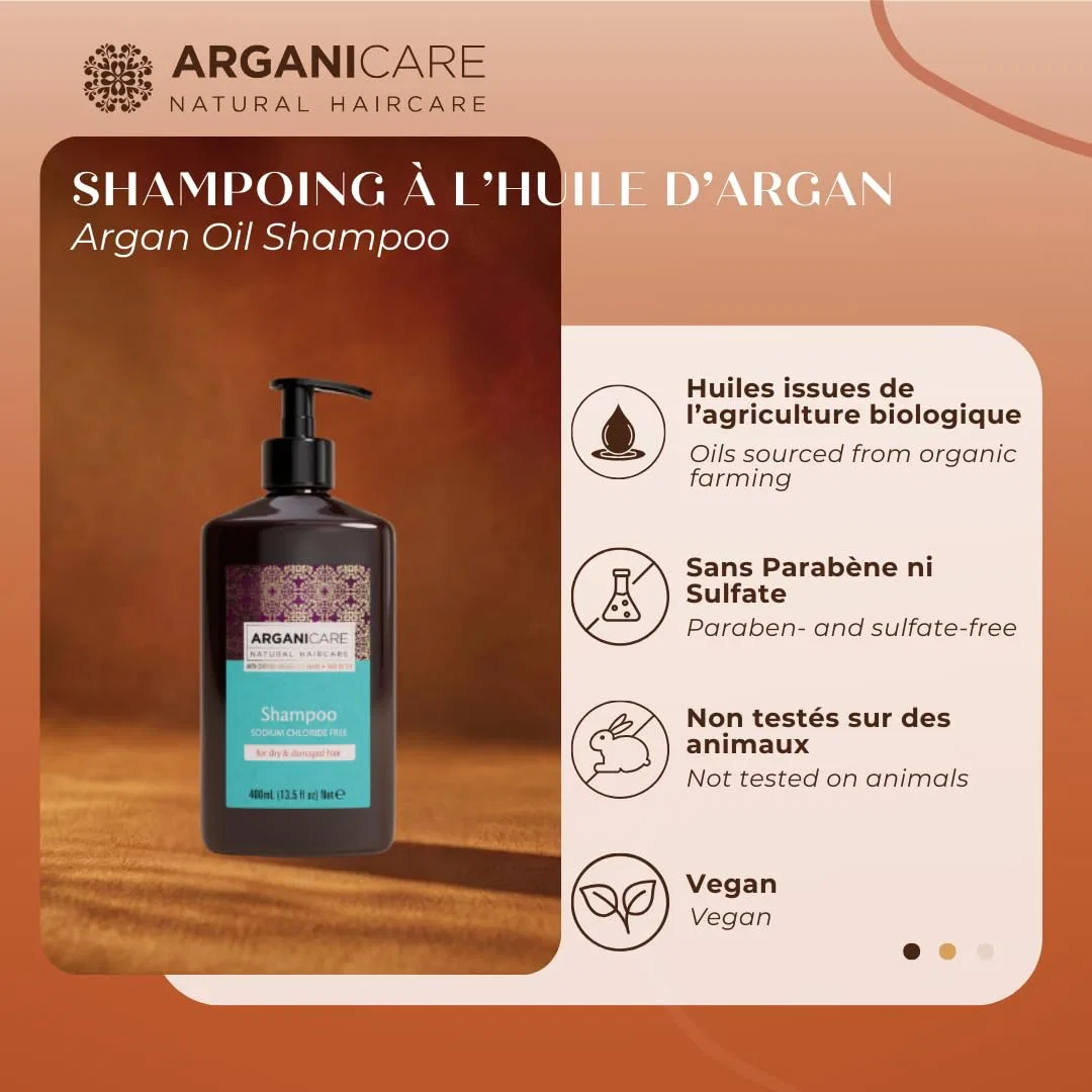 Шампунь для сухих и поврежденных волос от Arganicare — фото 2