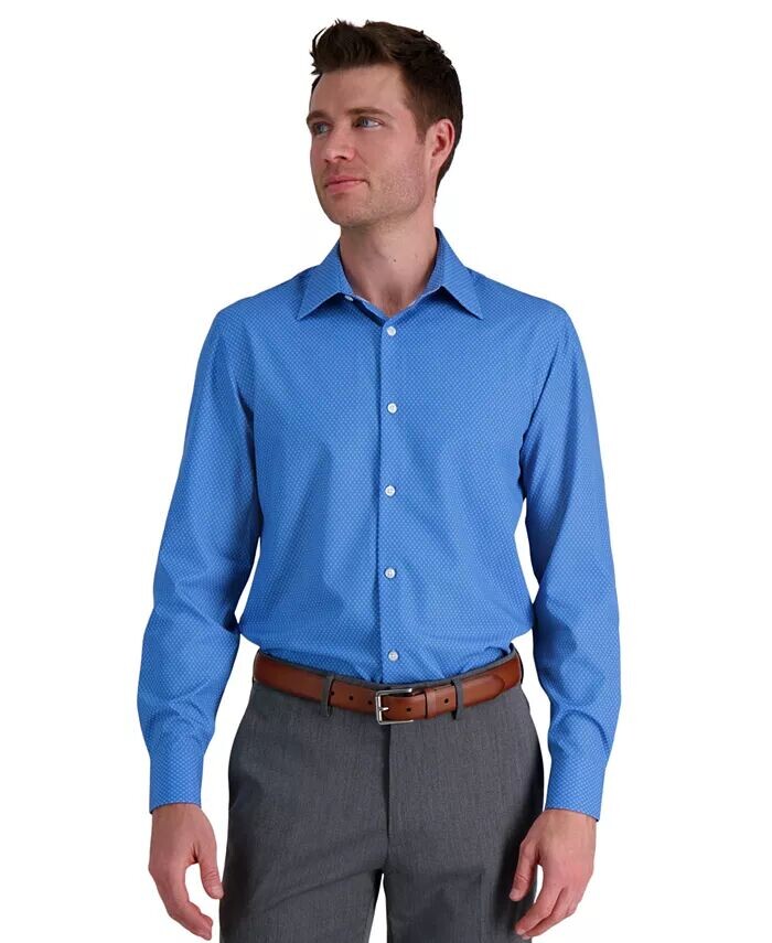 

Мужская рубашка Smart Wash Slim Fit Haggar, синий