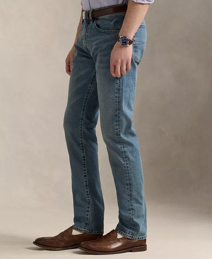 Мужские джинсы Varick Slim Straight Polo Ralph Lauren, синий — фото 4