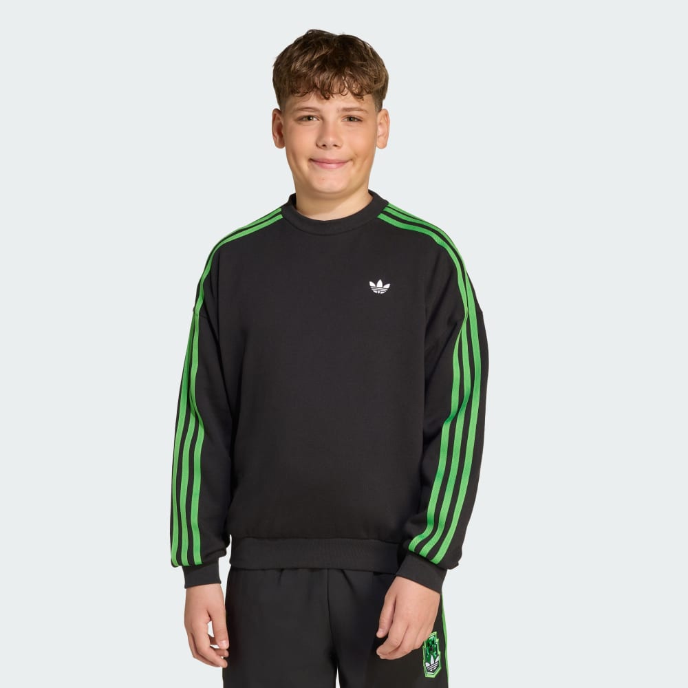 

Толстовка Adidas Minecraft Crew Kids, черный