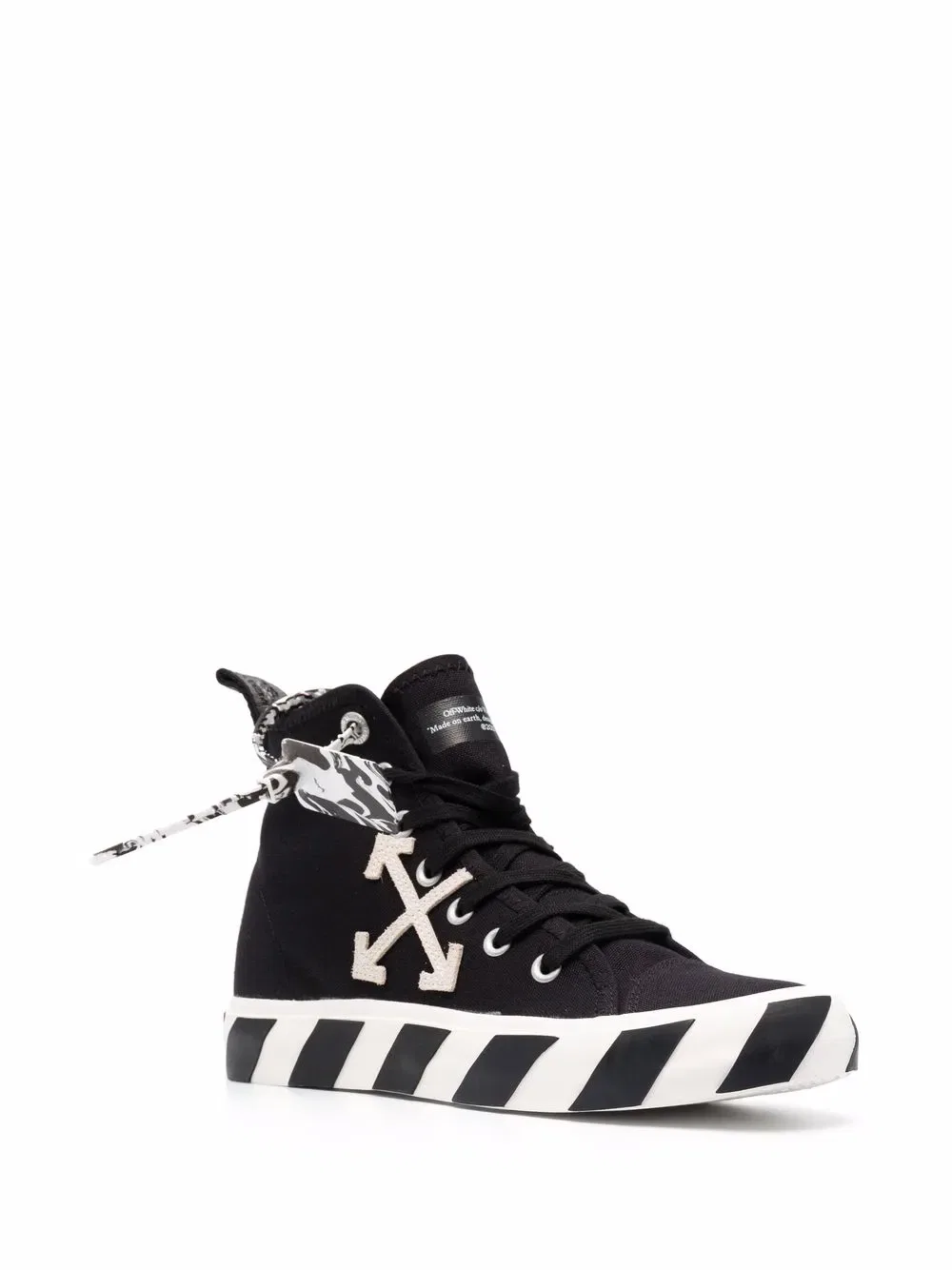 Вулканизированные кроссовки средней высоты Off-White, черный — фото 2