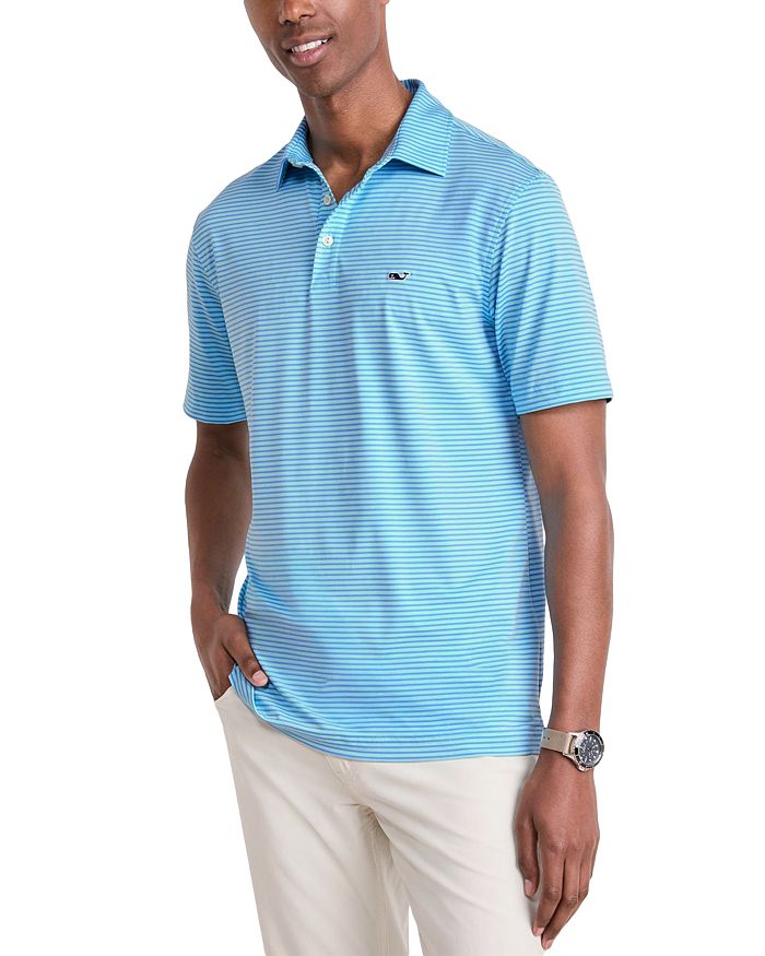 

Поло Bradley в полоску Sankaty Vineyard Vines, синий