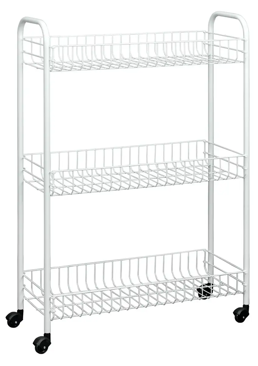 

Тележка Metaltex "Slim" 56х84х22 см, белый