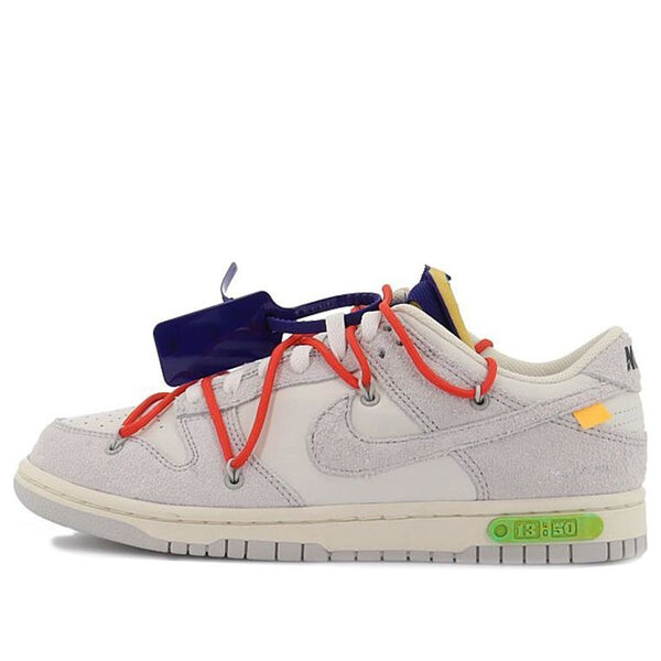 

Кроссовки x off white dunk low Nike, серый