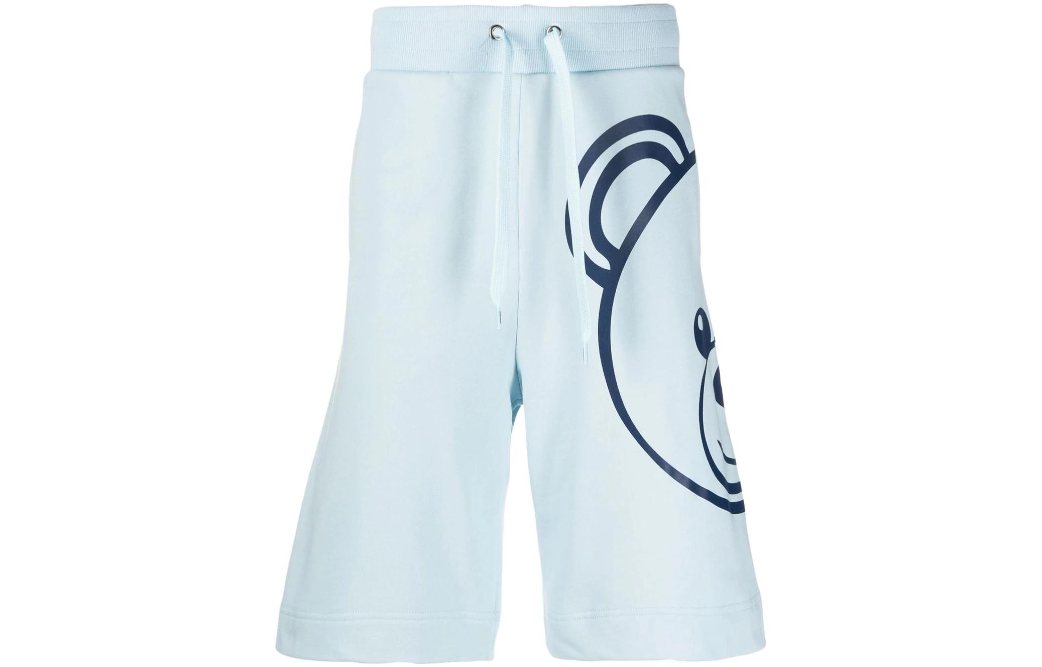 

MOSCHINO Повседневные шорты мужские синие