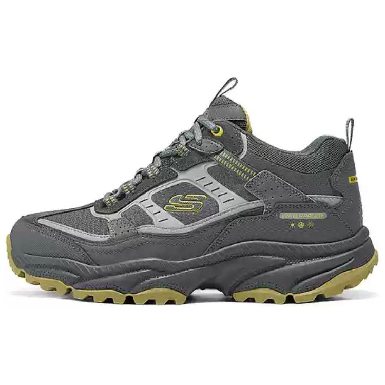 

Skechers Мужские походные кроссовки OUTDOOR MENS, серо-желтые, среднего размера