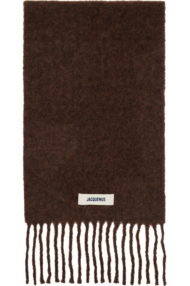 

Шарф La casa 'the carro' Jacquemus, коричневый
