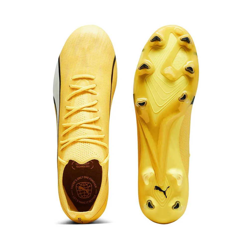 Футбольные бутсы Puma Ultra Ultimate Fg/Ag, желтый — фото 2