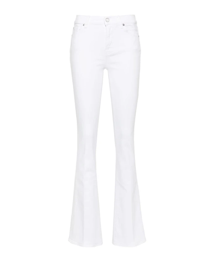 

Джинсы Bootcut с завышенной талией 7 For All Mankind, белый