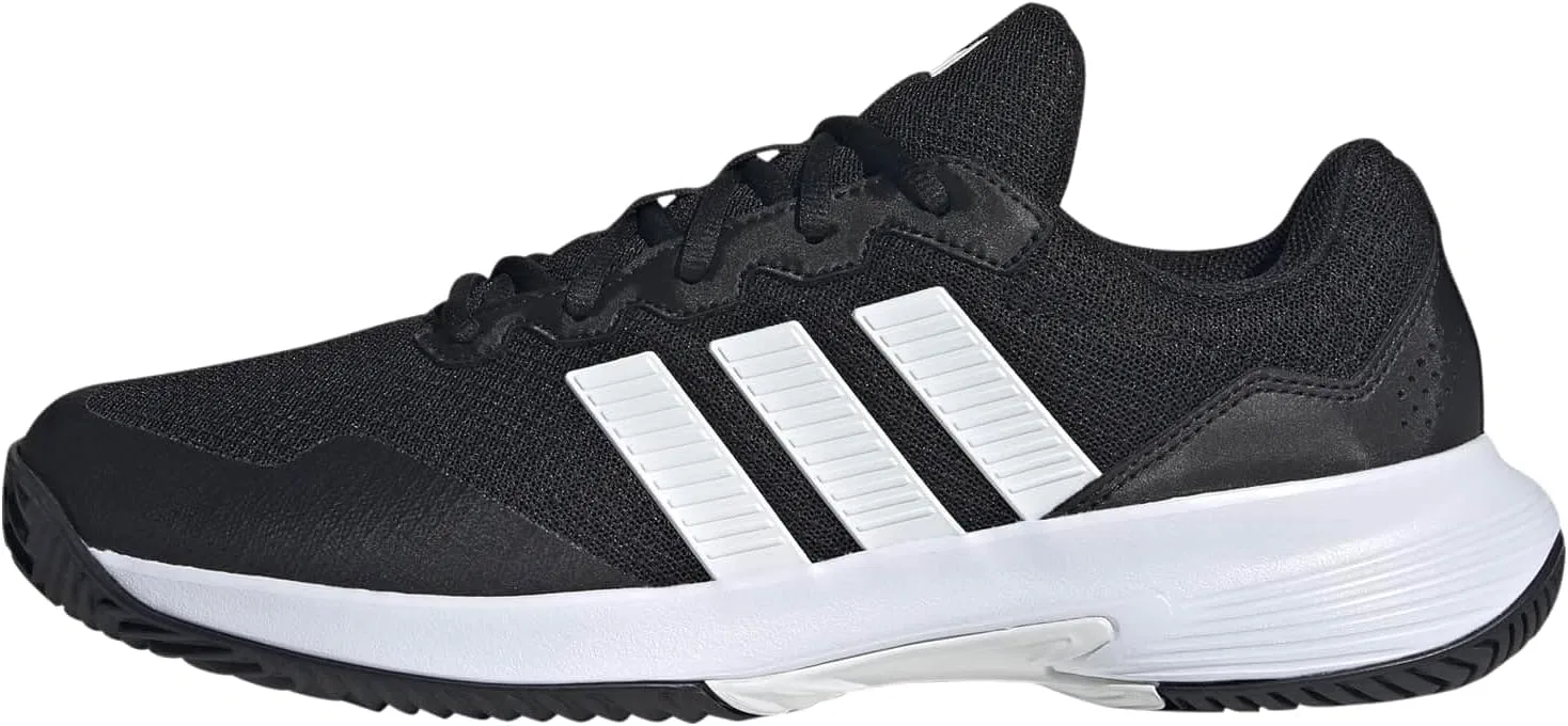 Кроссовки теннисные adidas, Black/White/Silver Metallic