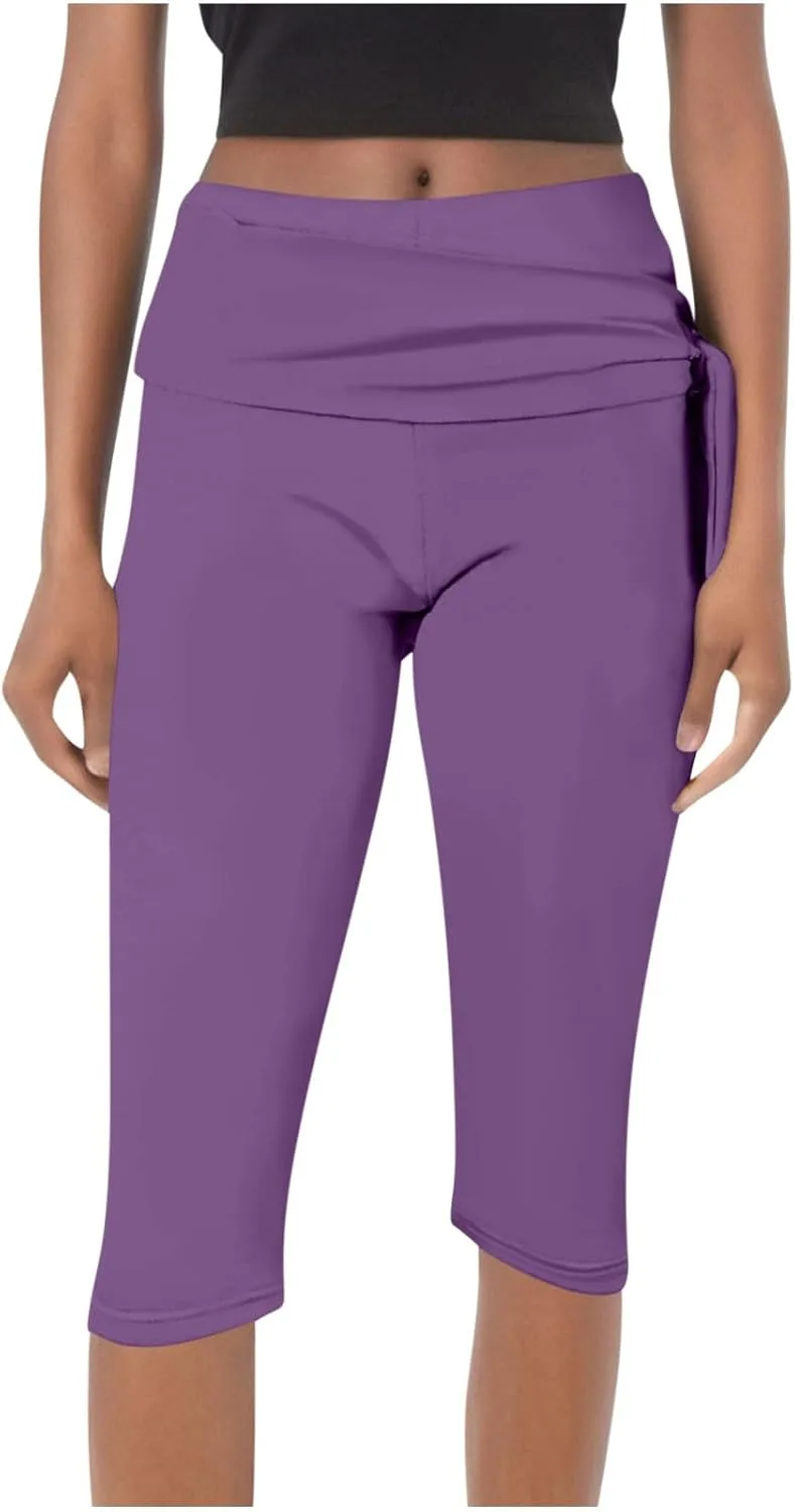 

Женские капри с высокой талией и эффектом контроля живота