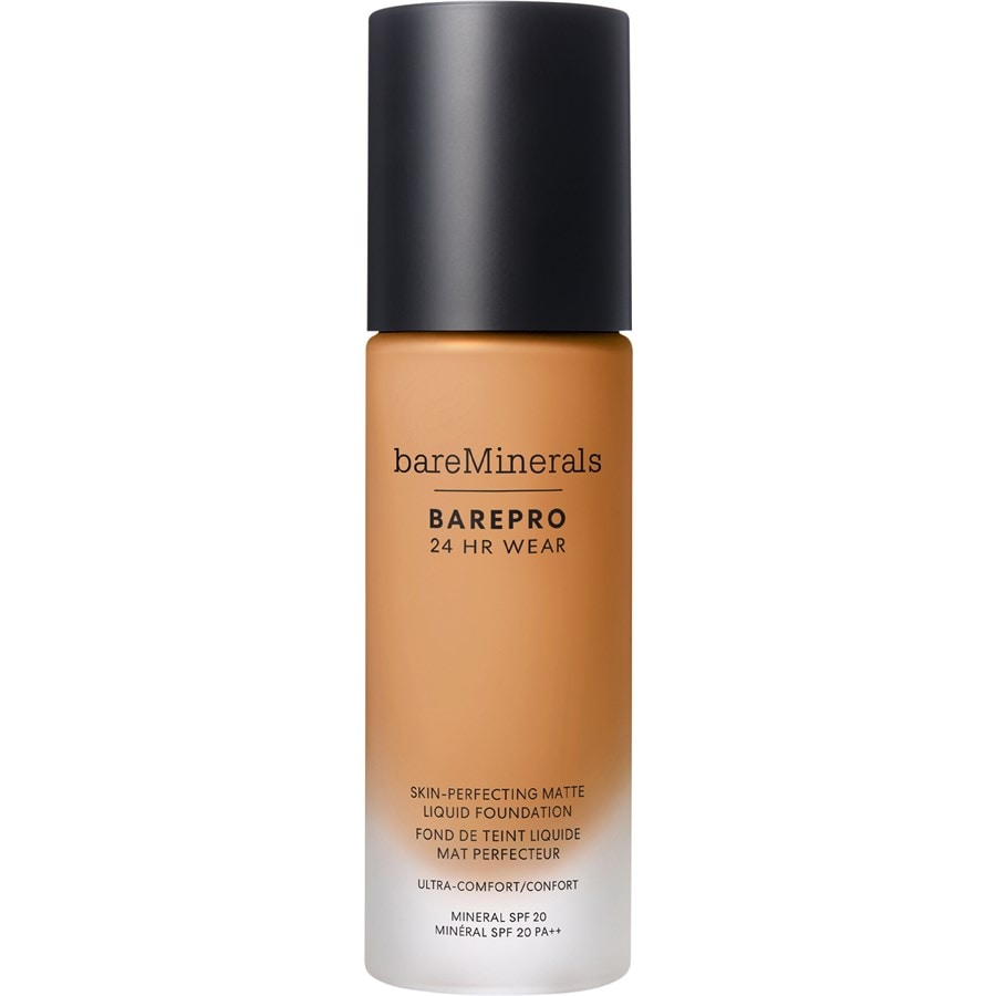 

Тональная основа bareMinerals BAREPRO 24HR Wear Skin-Perfecting Matte Liquid Foundation Mineral SPF 20, Medium Deep 40 Warm / 30 ml