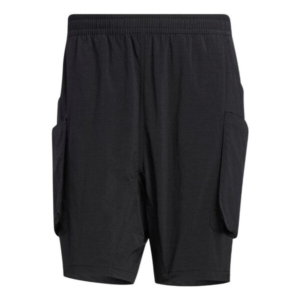 

Шорты однотонные с эластичным поясом и большим карманом, Adidas, мульитколор