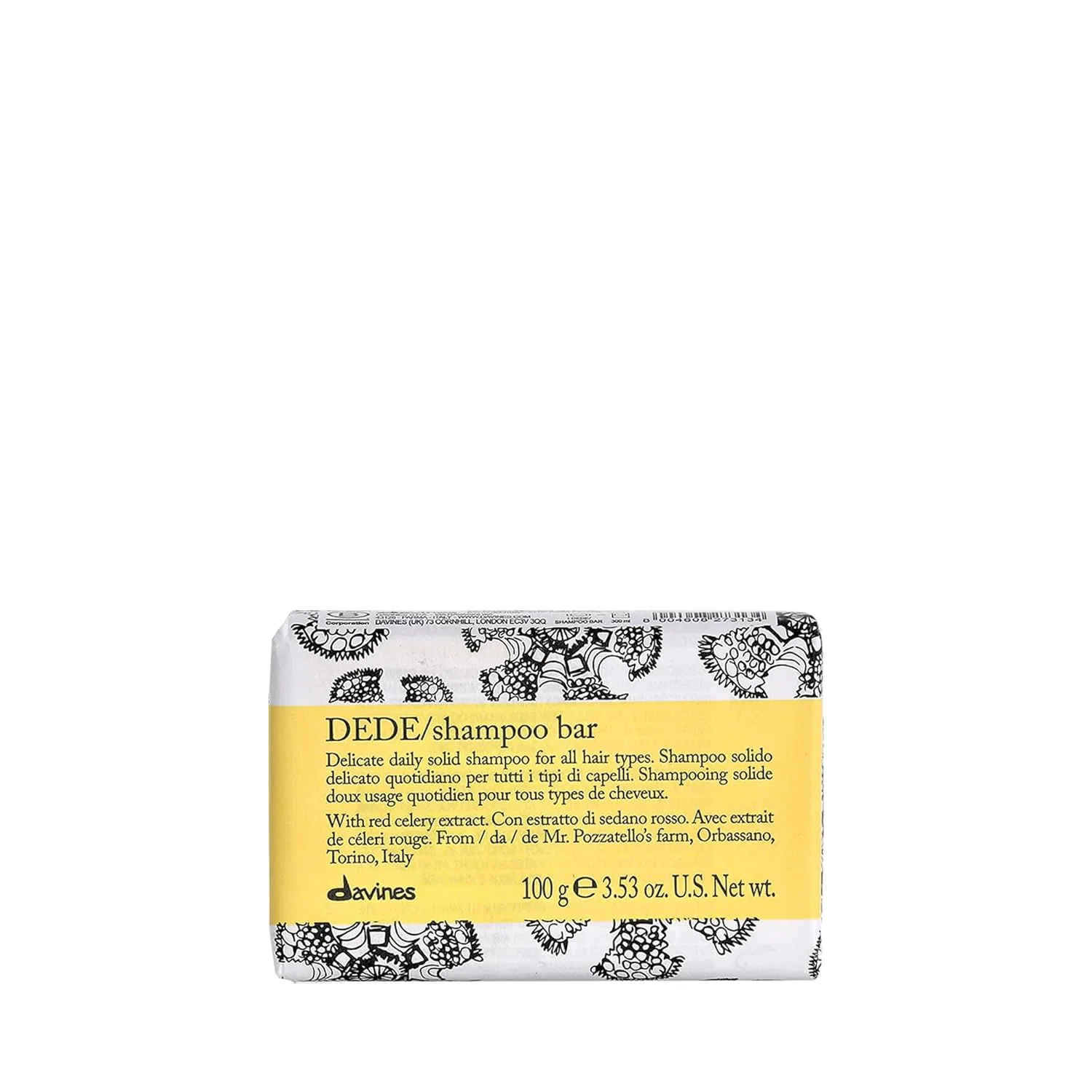 Твердый шампунь Davines Dede 100 г Davines