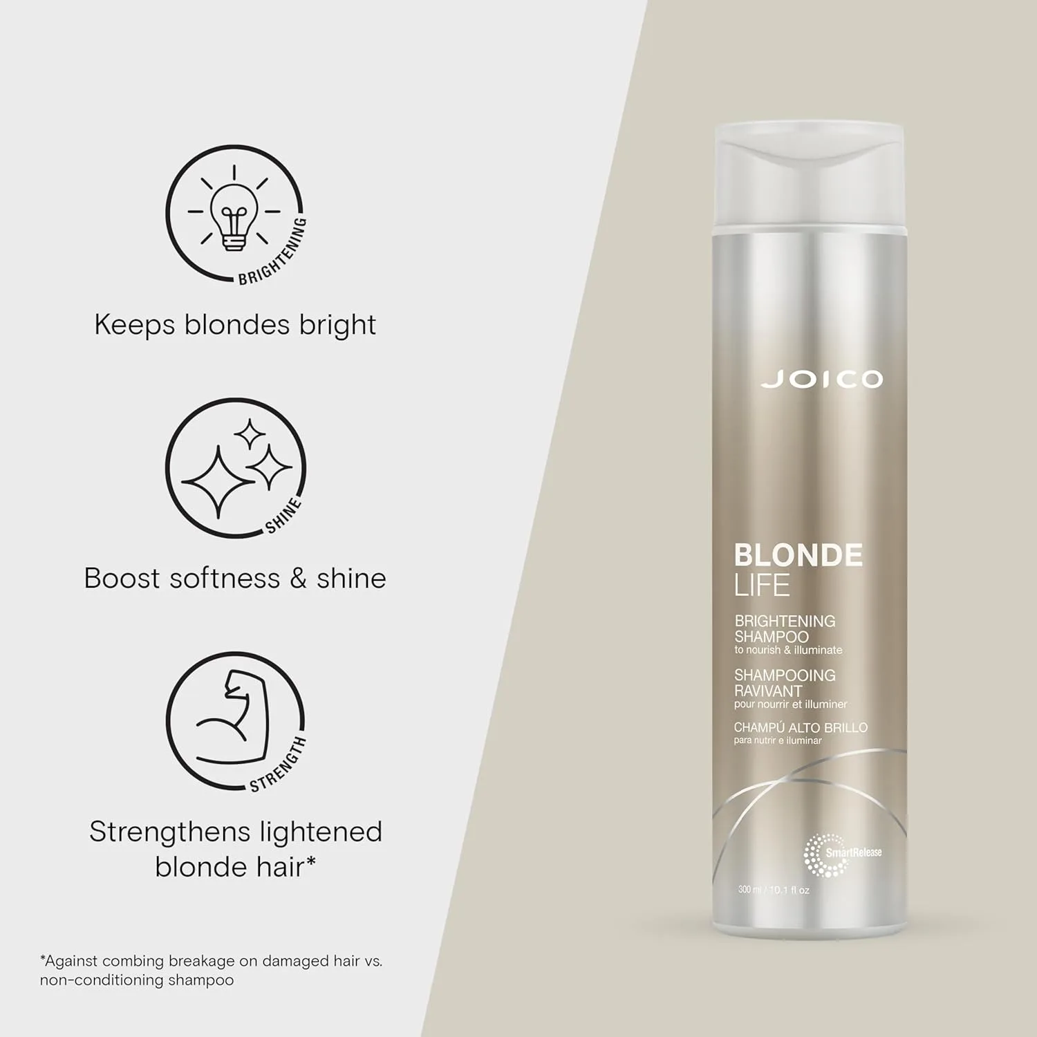 Набор для осветления волос Joico Blonde Life | Для светлых волос | Увлажнение и мягкость | Придает мягкость и гладкость | Без сульфатов | С маслом монои и таману — фото 3