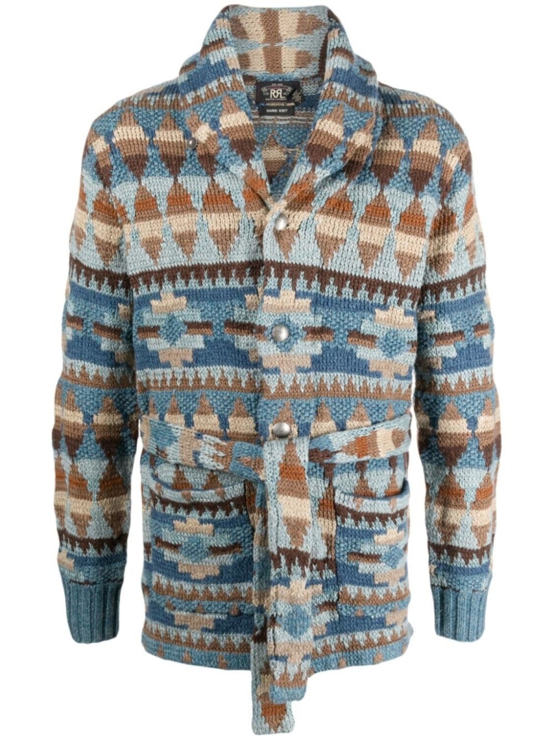 

Кардиган Ranch с узором Ralph Lauren RRL, синий