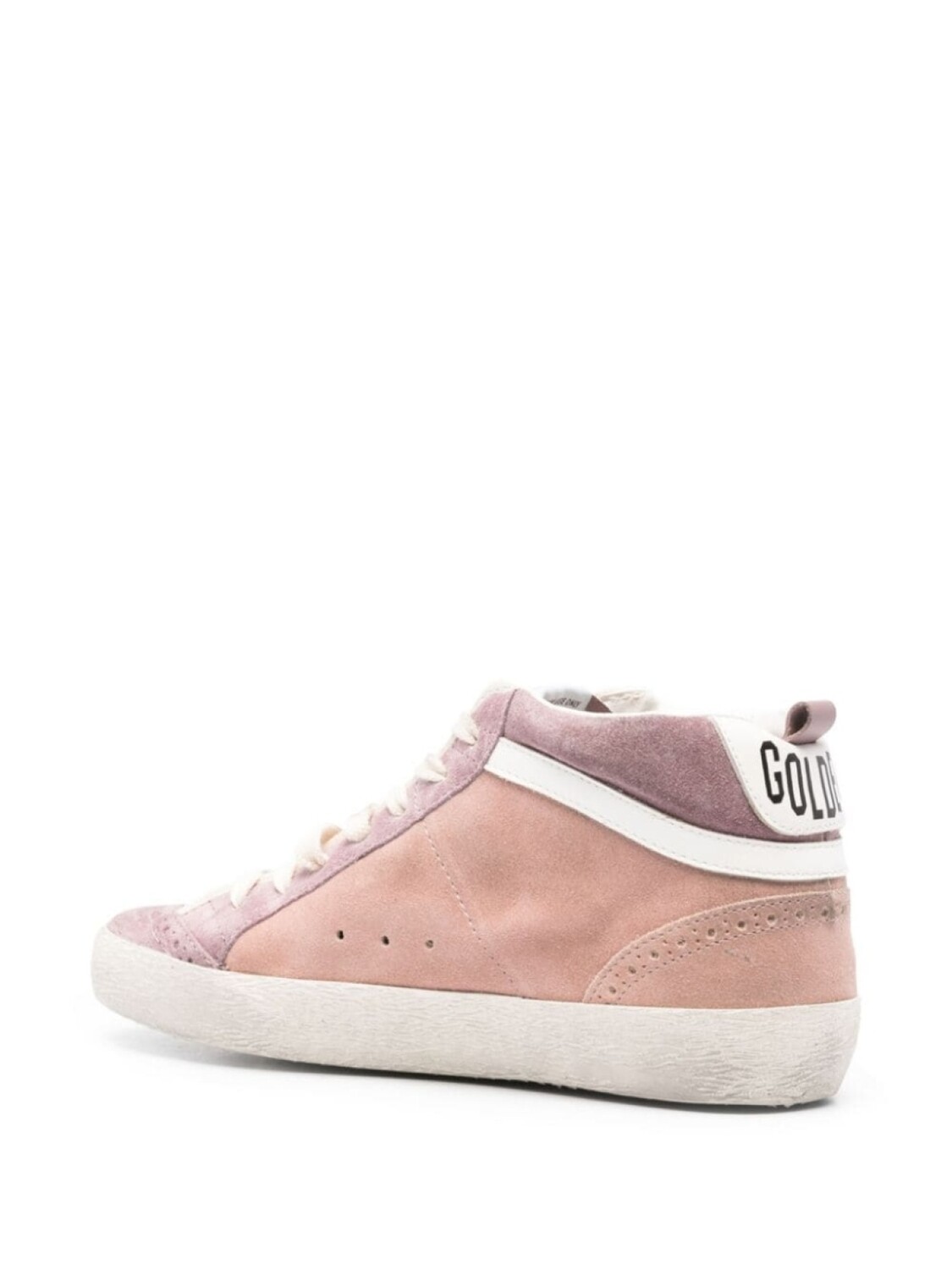 Golden Goose кроссовки Mid Star из замши, розовый — фото 3
