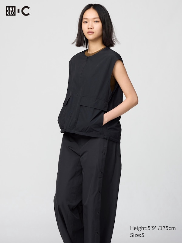 

Жилет с застежкой-молнией Uniqlo, черный