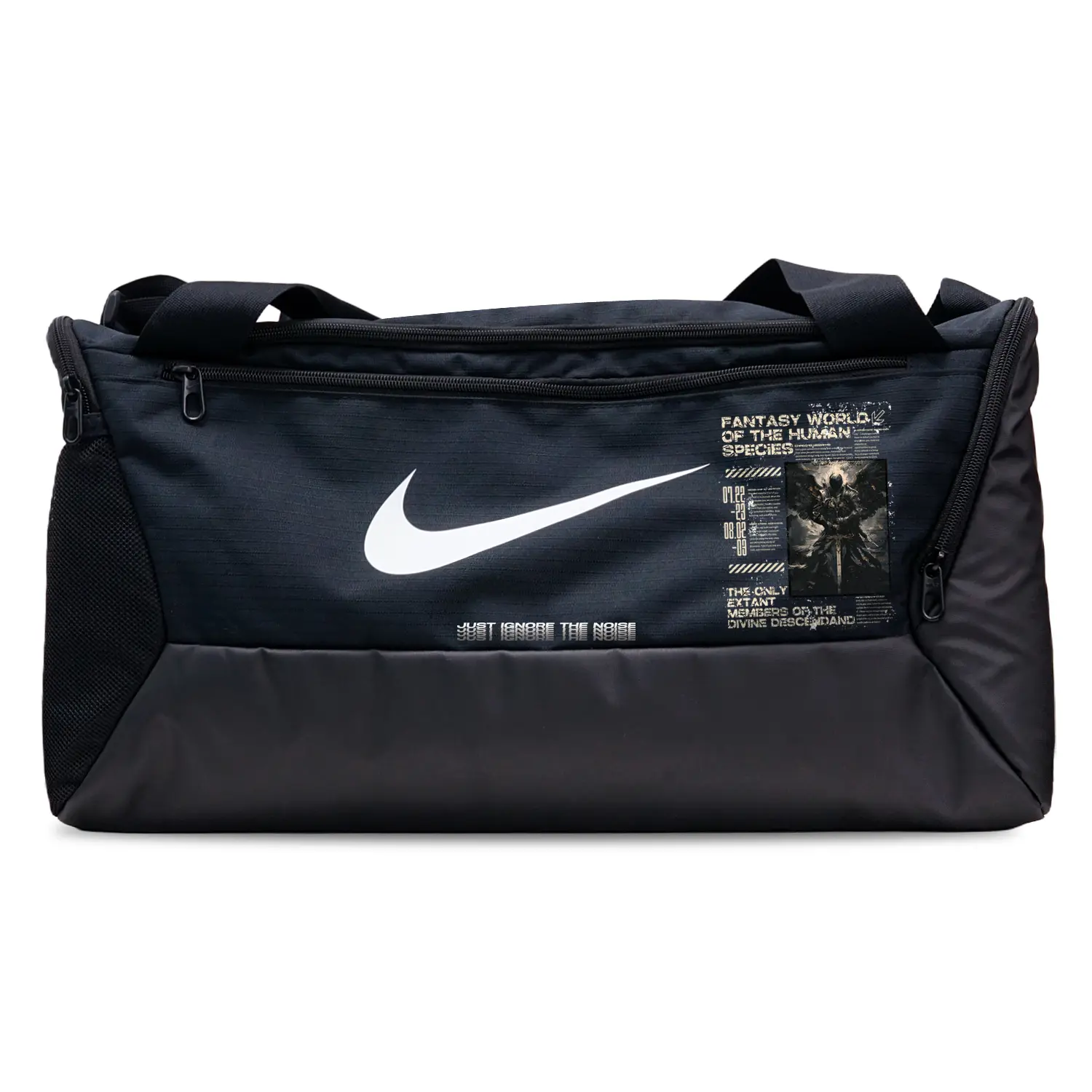 

Nike Тканевая дорожная сумка унисекс черная, Distressed Battle Angel