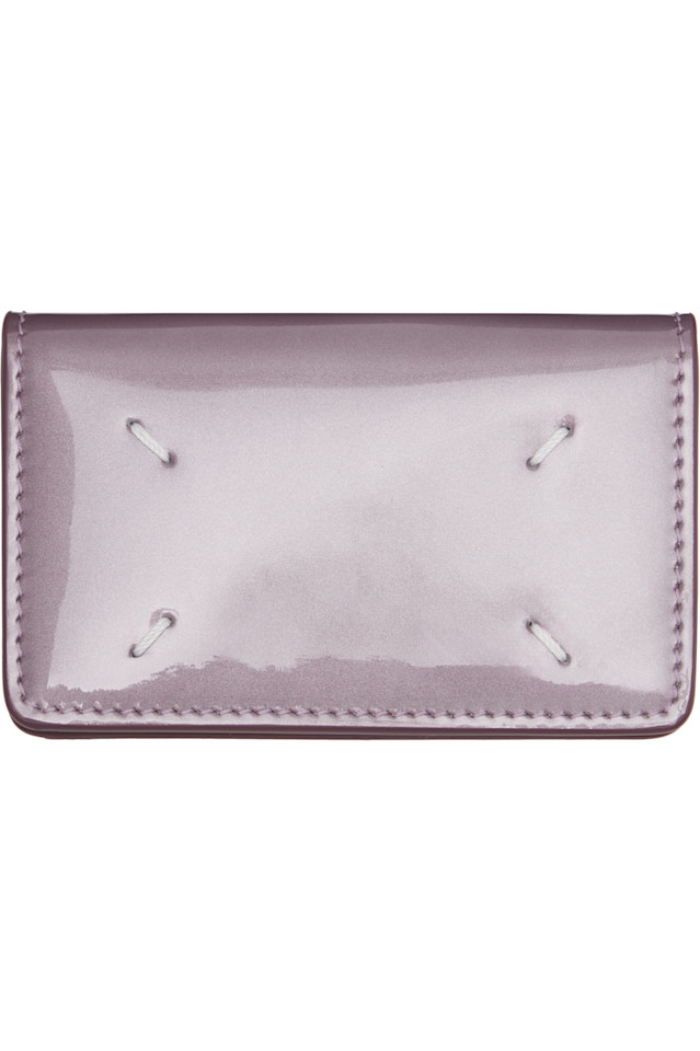 

Maison Margiela Розовый держатель для карт с четырьмя стежками