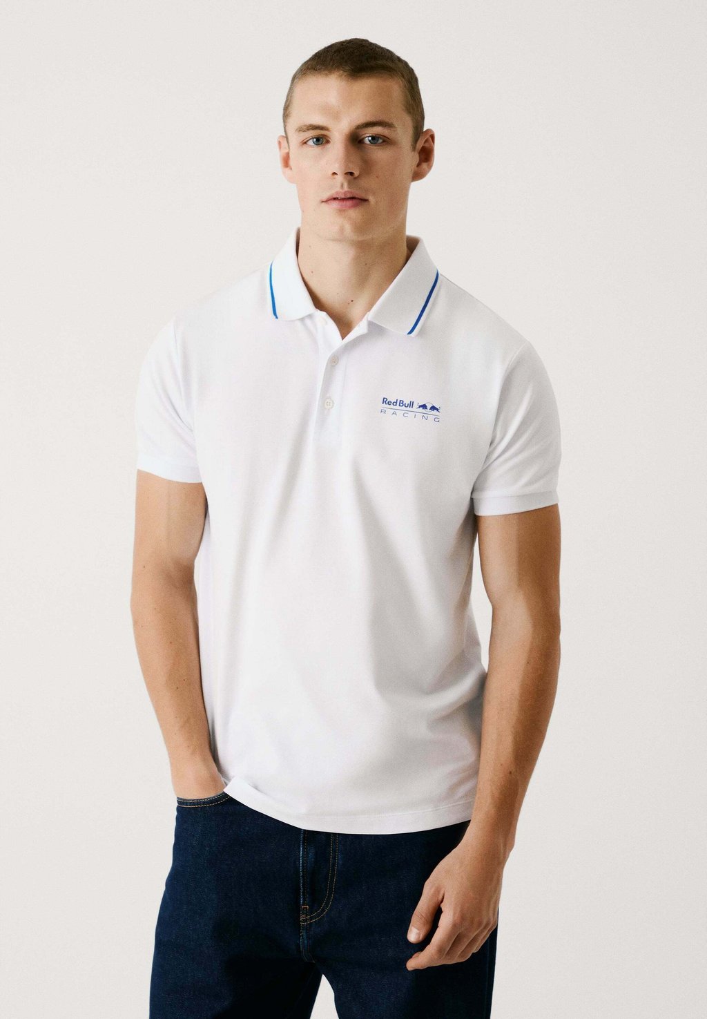 

Рубашка поло TIPPED LOGO Red Bull Racing x Pepe Jeans, белый