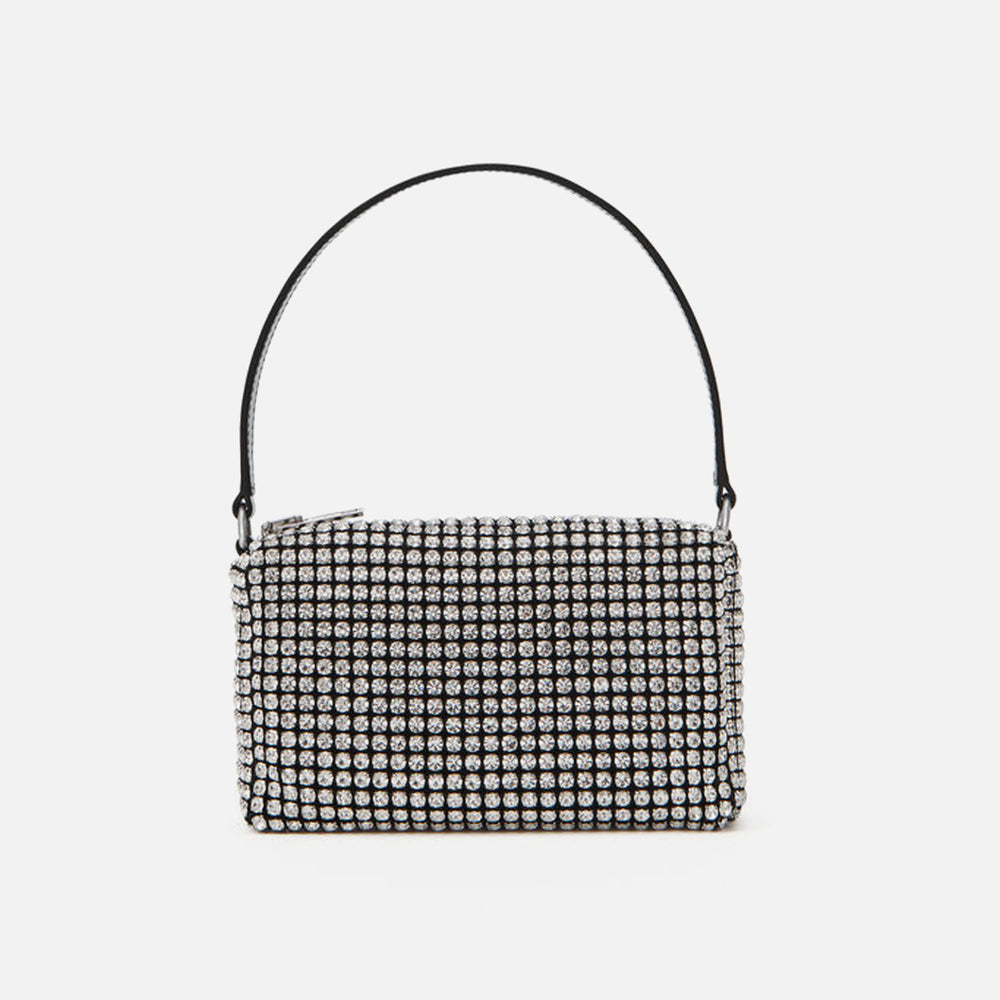 

Сумка Alexander Wang Heiress Medium Pouch, белый