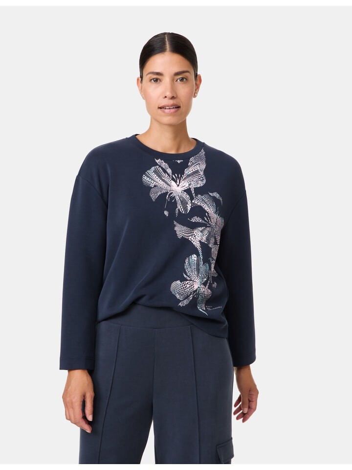 

Футболка Gerry Weber 1/1 Arm, цвет navy/multicolour pl. flower