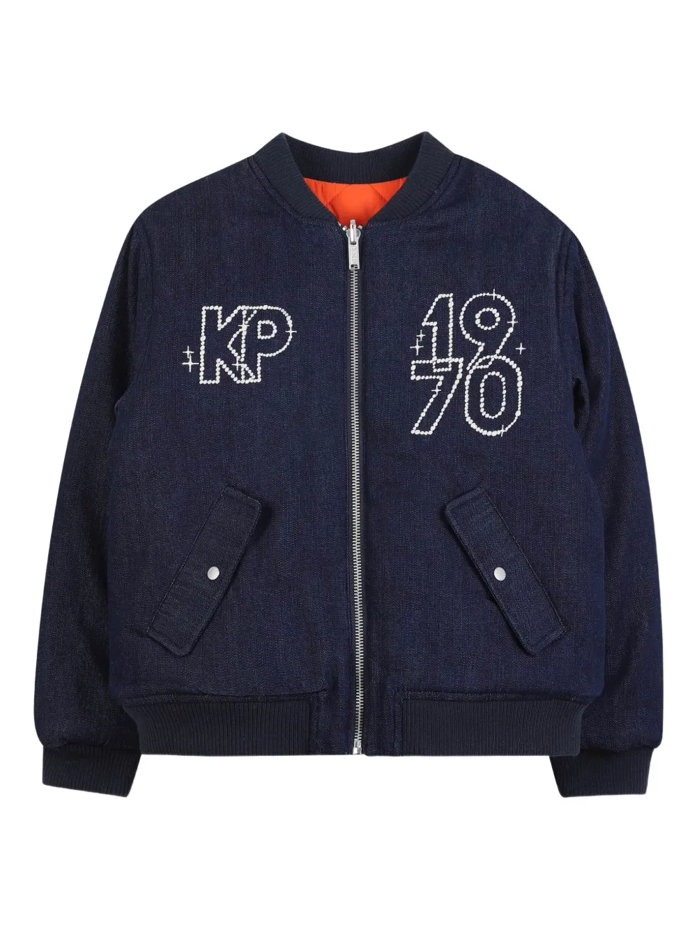 

Джинсовый бомбер Kenzo Kids, синий