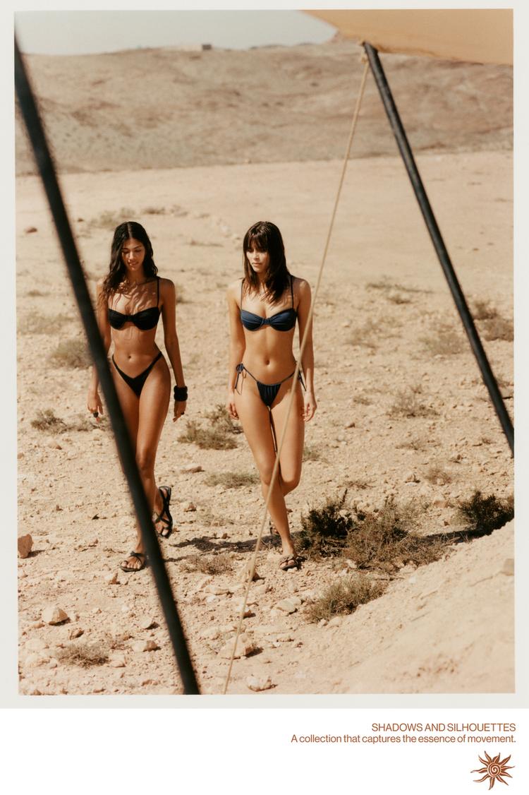 

Бразильские плавки бикини Pull And Bear, черный