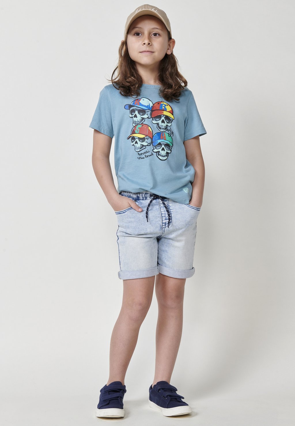 

Футболка с принтом SHORT-SLEEVED Koroshi, зеленый