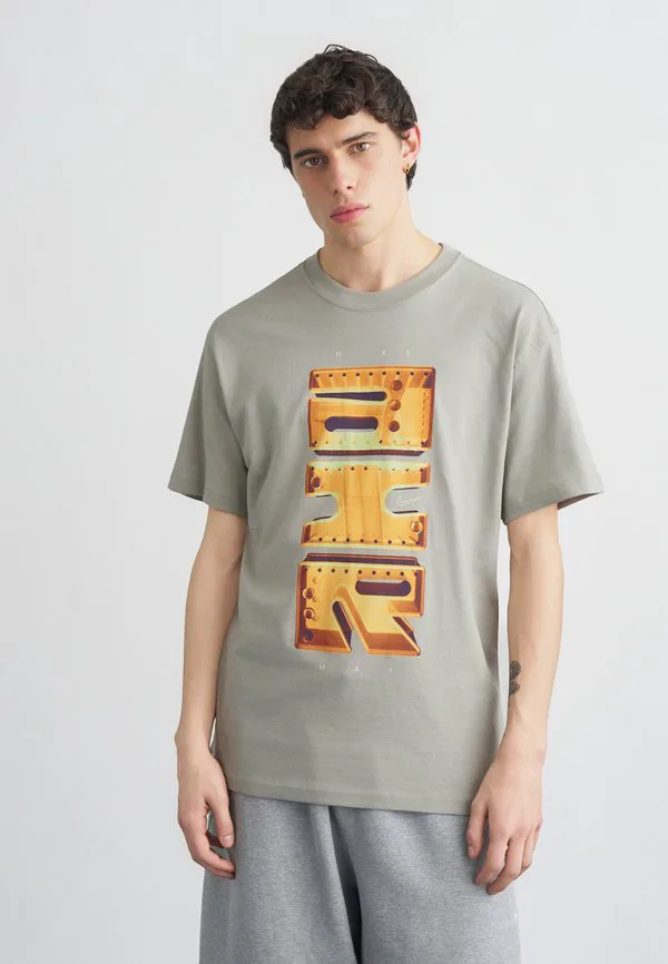 Футболка с принтом tee day plus Nike Sportswear, Spruce Fog